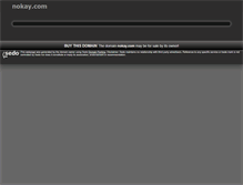 Tablet Screenshot of nokay.com